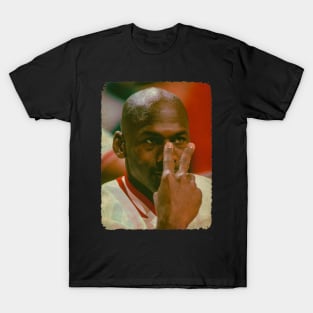 Two fingers Michael Jordan Vintage T-Shirt